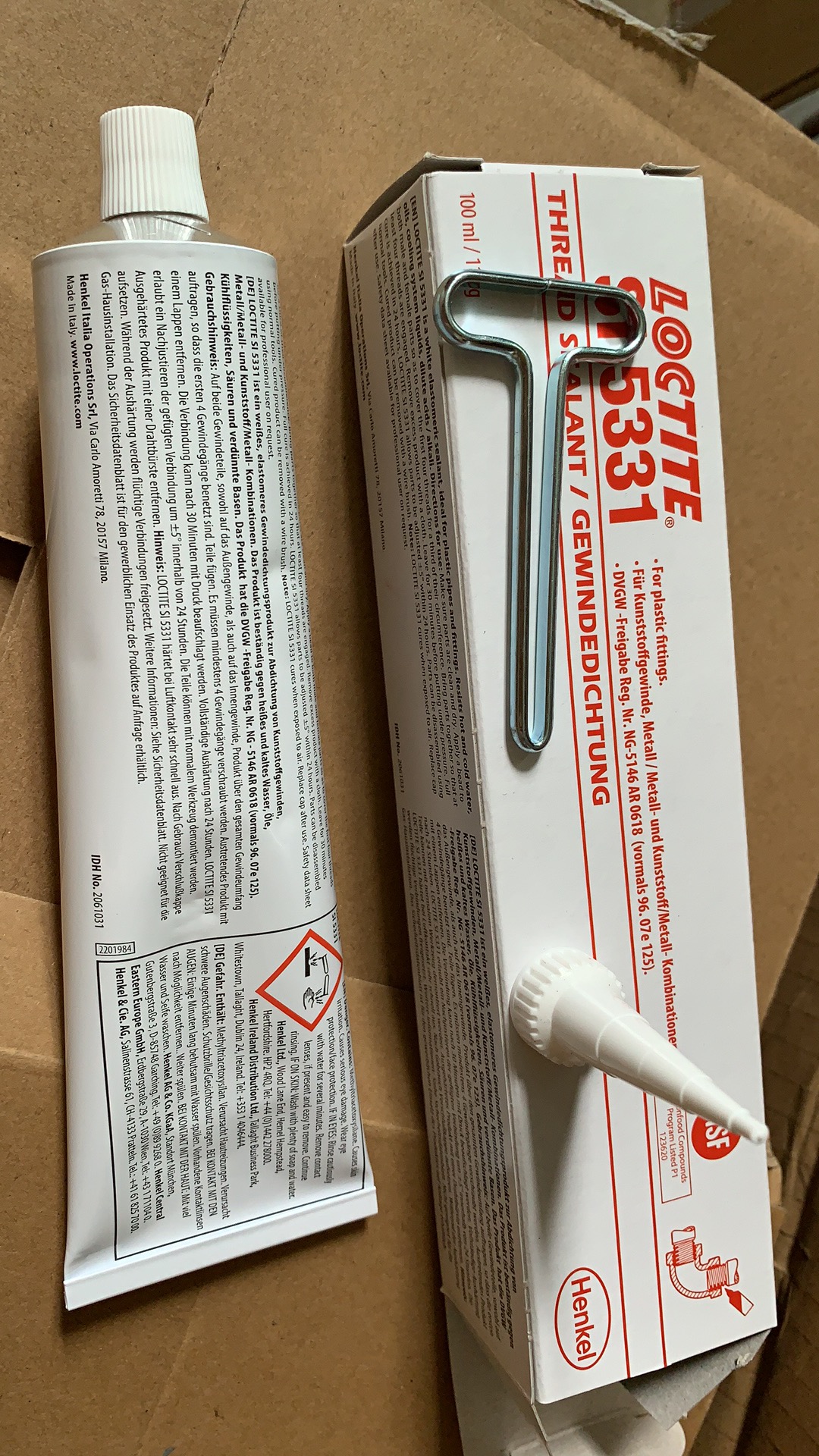 塑料螺紋密封膠樂泰5331膠水