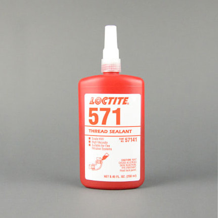 金屬錐形螺紋管道密封劑LOCTITE571膠水